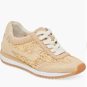 Dolce Vita Beige Textured Sneakers